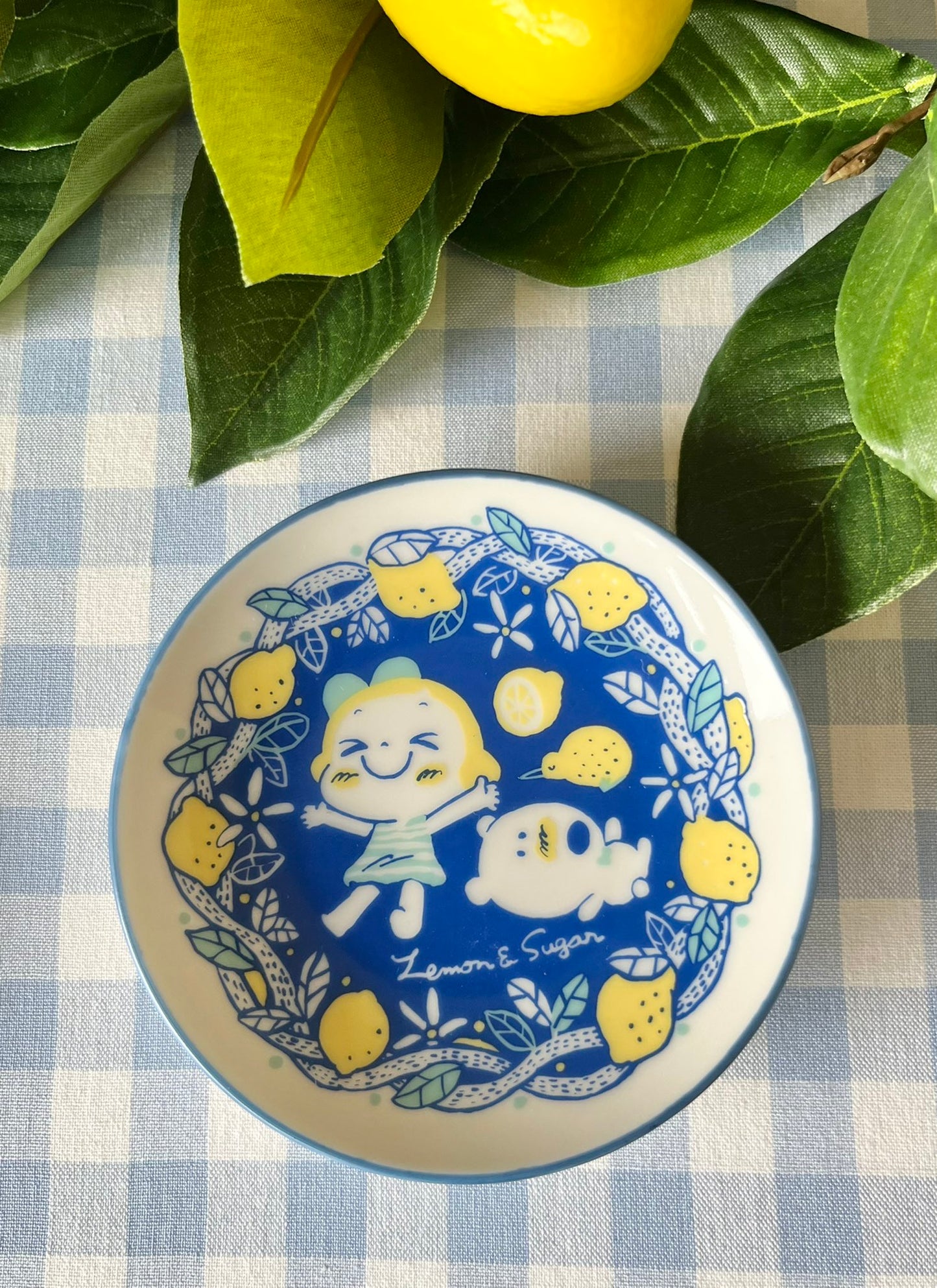 アート豆皿 - レモン&シュガー