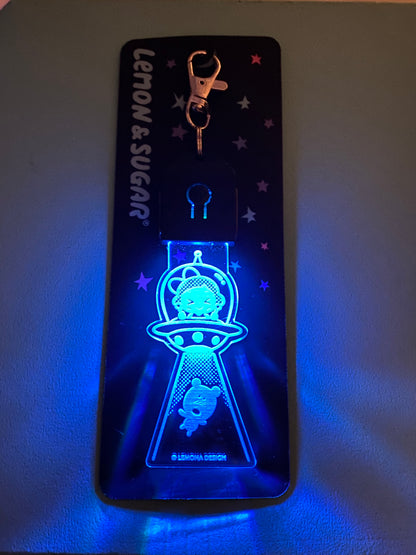 USB充電式 LEDチャーム　UFO - レモン＆シュガー