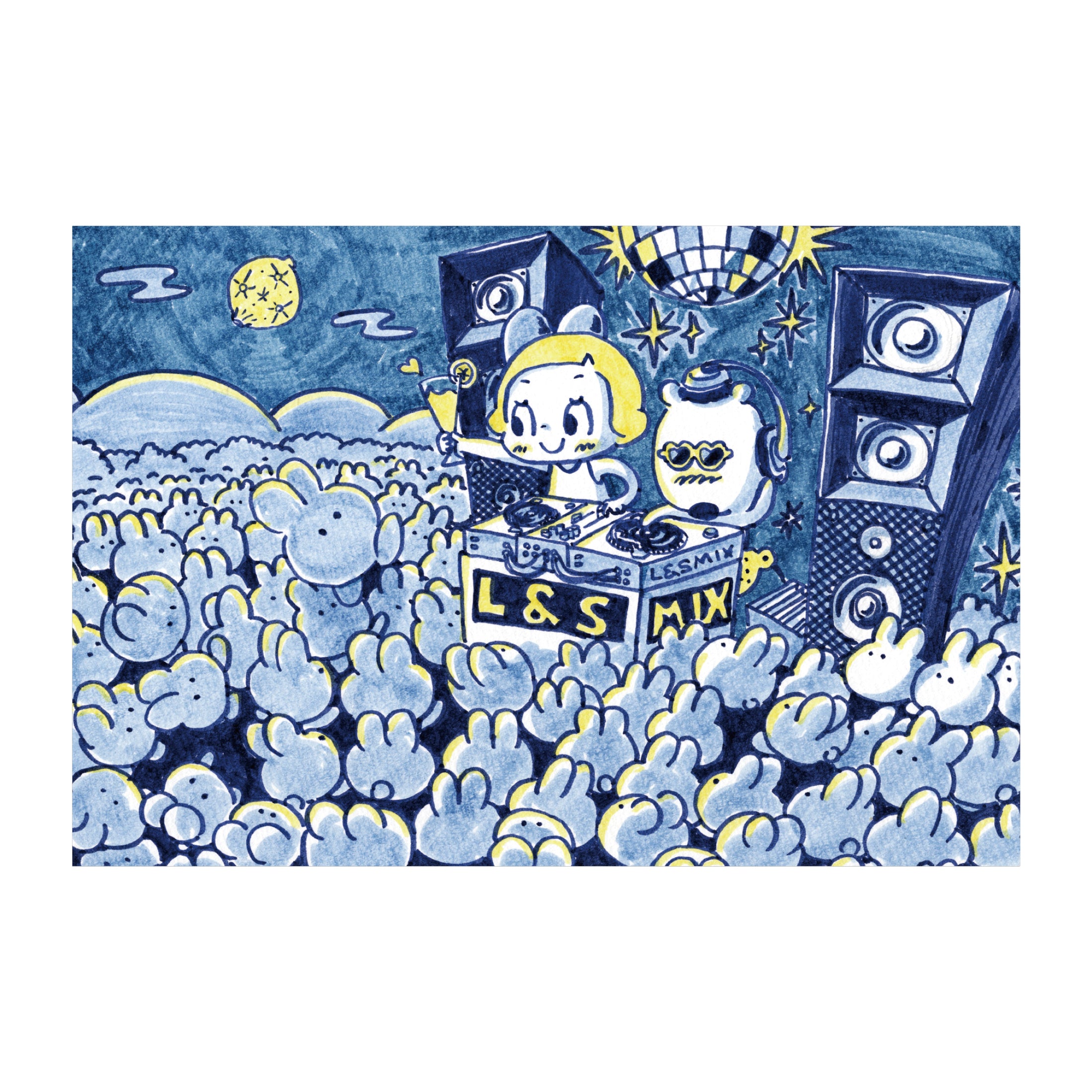 C105　Wiedersehen Feiern　新刊　ポストカード付き ポストカード｜2025 Colorful Daysシリーズ – レモン＆シュガー