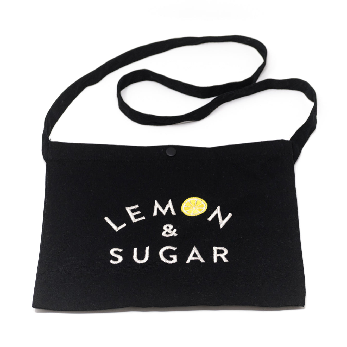 刺繍サコッシュ（LEMON & SUGAR） - レモン＆シュガー