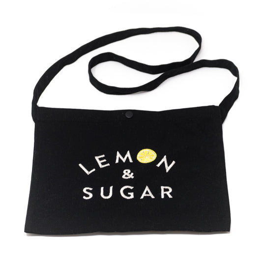 刺繍サコッシュ（LEMON & SUGAR） - レモン＆シュガー