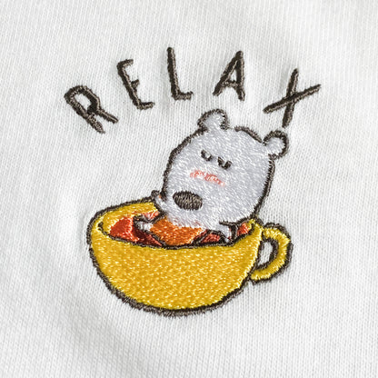 刺繍Tシャツ（RELAX） - レモン＆シュガー