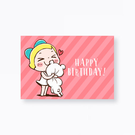 ポストカード　Happy Birth Day - レモン＆シュガー