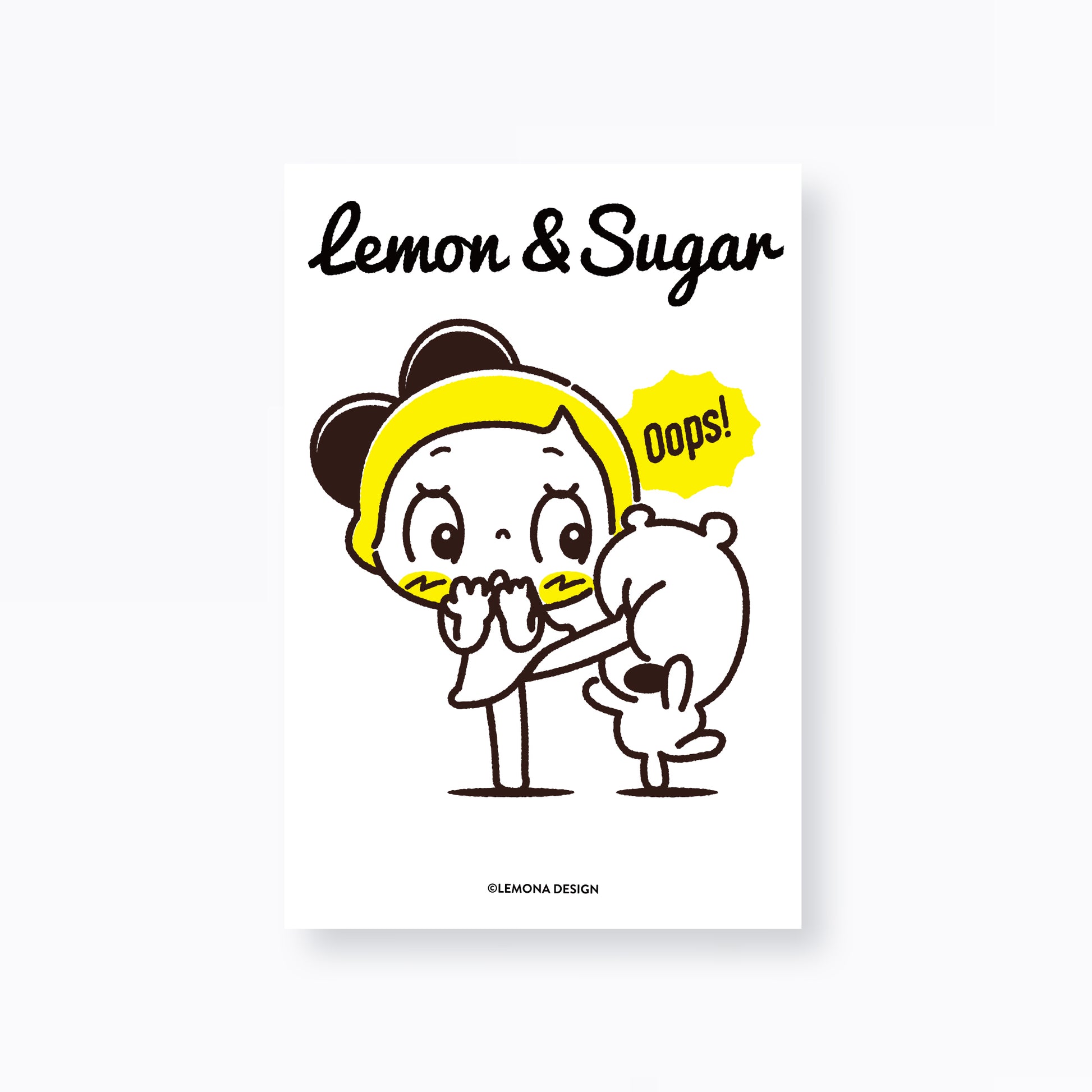 ポストカード（Oops!） - レモン＆シュガー