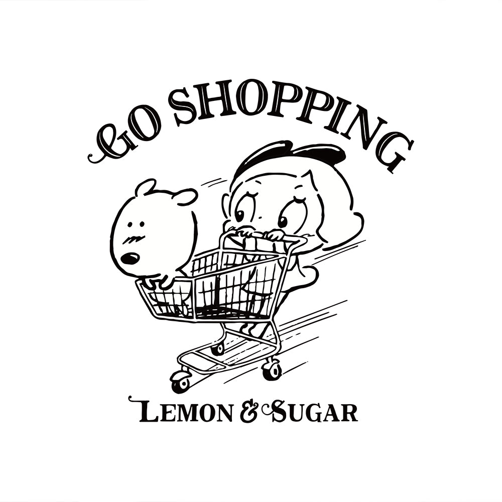 テントクロス折りたたみエコバッグ - レモン＆シュガー