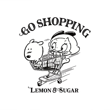 テントクロス折りたたみエコバッグ - レモン＆シュガー